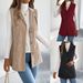2025 Autumn Winter Casual Single-Breasted Corduroy Vest Jacket Women's Fashion_voghion.com