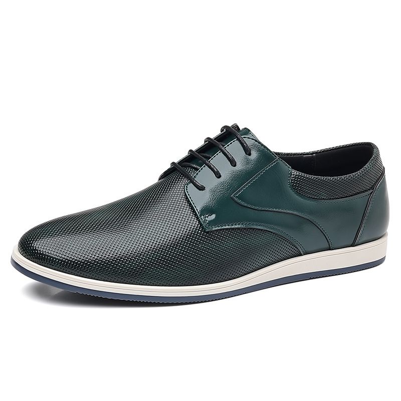 Mocasines de cuero transpirables de verano para hombre._voghion.com