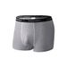 Men's Underwear Ice Silk Plus Solid Color Four Corner Large Size Breathable Four Corner Boxer Briefs_voghion.com