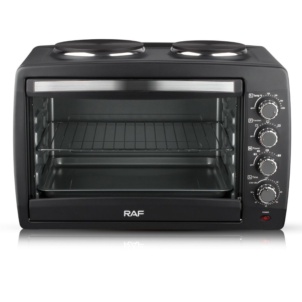 2-in-1 Multifunction Electric Oven - 55L Large Capacity Convection Baker & Stir-Fry Cooker EU Standard_voghion.com
