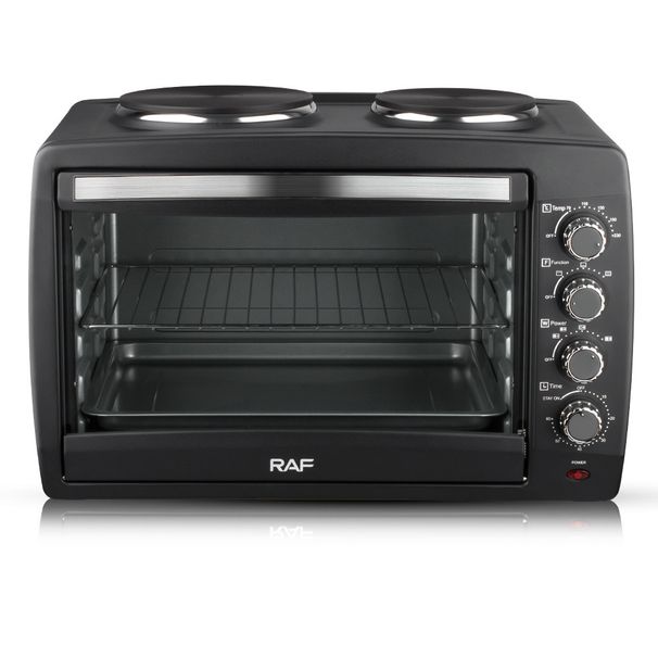2-in-1 Multifunction Electric Oven - 55L Large Capacity Convection Baker & Stir-Fry Cooker EU Standard_voghion.com