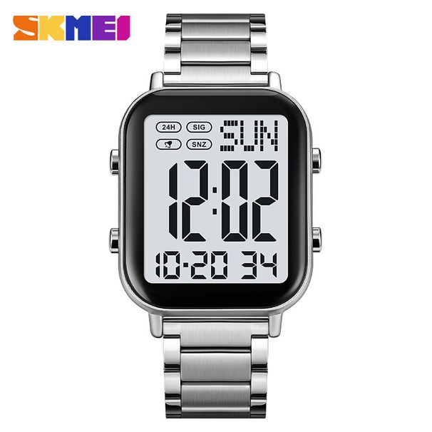 Watch Men's Trend Simple Youth Student Sports Waterproof Glow-in-the-dark Multi-functional Square Electronic Watch_voghion.com