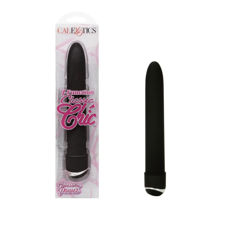 California Exotic Novelties 7-Function Classic Chic Mini Silky Smooth Vibrator, Pink_voghion.com