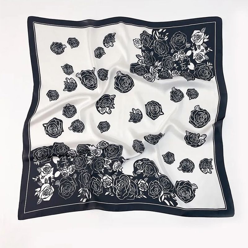 Nov svilen 70CM majhen kvadrat z vrhunskim in modnim občutkom, darilni okrasni šal_voghion.com