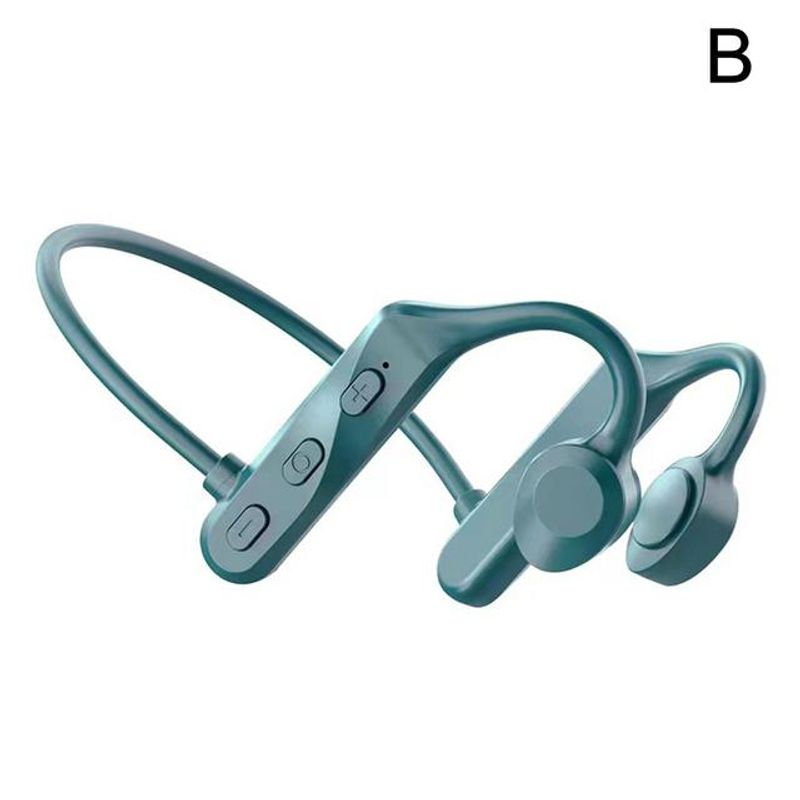 K69 Bone Conduction Bluetooth Headset High Power Bluetooth Headset Ultra-long Endurance Sports Ear Bone Sensor_voghion.com