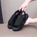 Qiwago New Summer Sandals Openable Wide Thick Sole Shoes For Big Feet Large Size_voghion.com