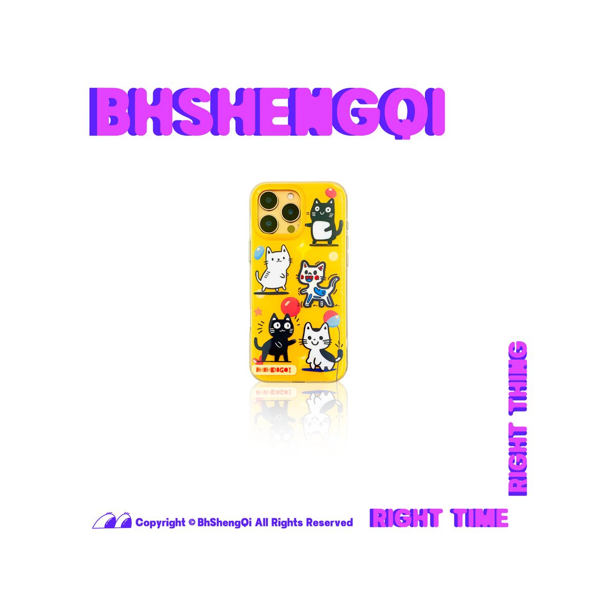 Unschlagbare Qualität Nicht Wütend Bhshengqi Original Doppel-Schicht Cat Park Glänzend Geeignet Iphone16/15/14/Pro/Max Handy Shell Für IPhone_voghion.com