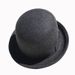 retro British woolen hat with small edge and curled edge trendy wool hat, versatile fashionable top hat_voghion.com