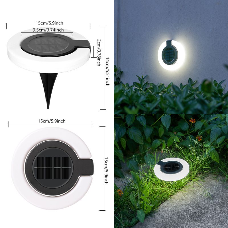 Waterproof Solar Ground Lights For Garden, Yard, Pathway, Patio – Energy-Efficient LED Landscape Lighting With Foldable Design_voghion.com