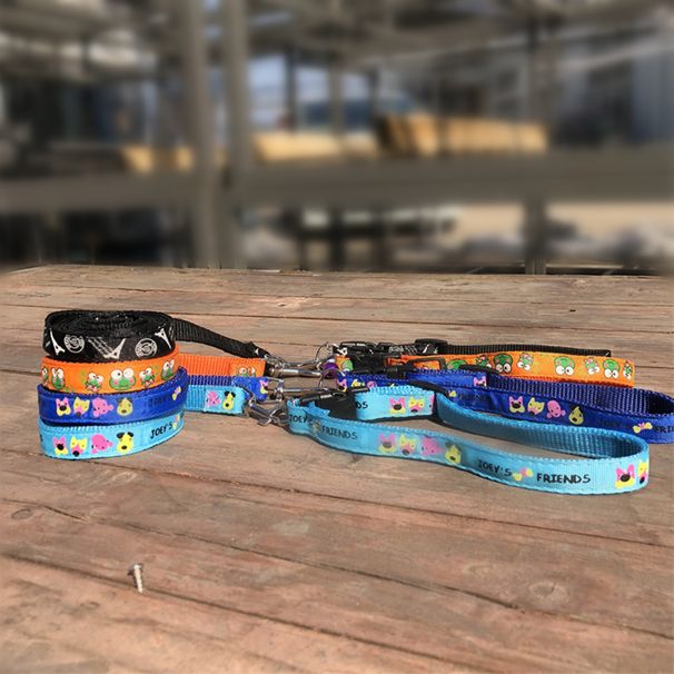 Patch Nylon Dog Chain Leash Pet Supplies Portable_voghion.com