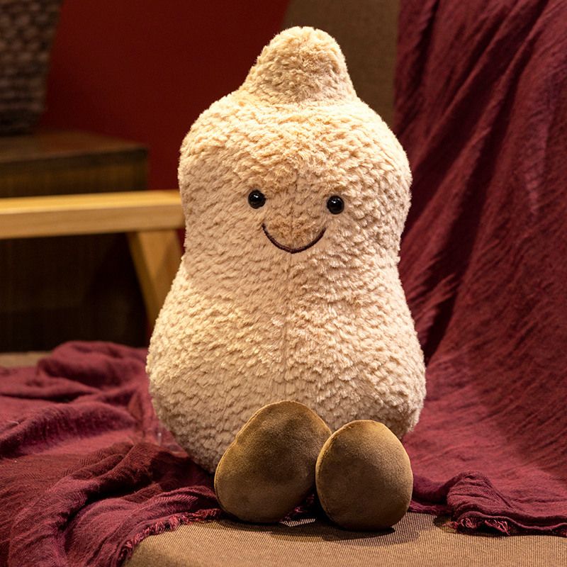 New Creative Lucky Peanut Plush Toy Cute Persimmon Fun Doll_voghion.com
