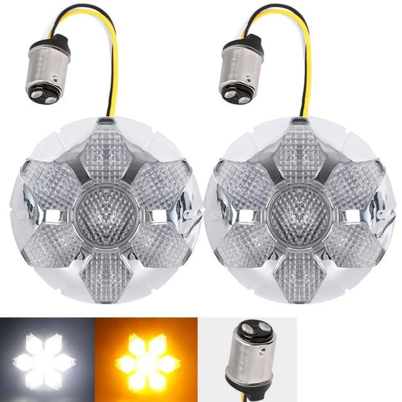 26W 1156/1157 Socket Front And Rear Turn Signal For Harley Sportster Dyna Low Rider Motorcycle Signal Lamp Lighting & Indicators_voghion.com