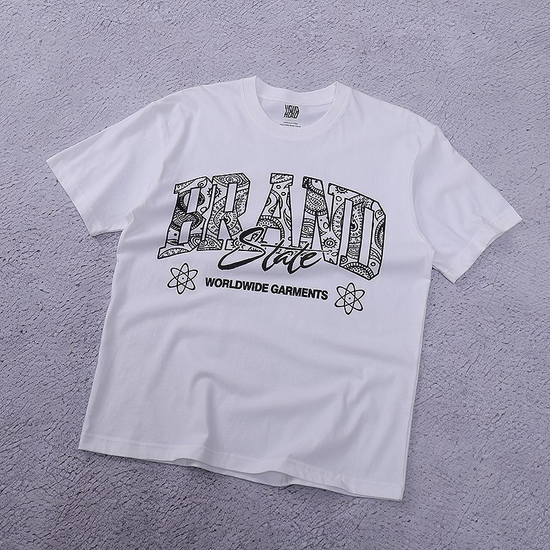 New Letter Men And Women Short Sleeve T Shirt Summer Versatile Loose American Casual_voghion.com