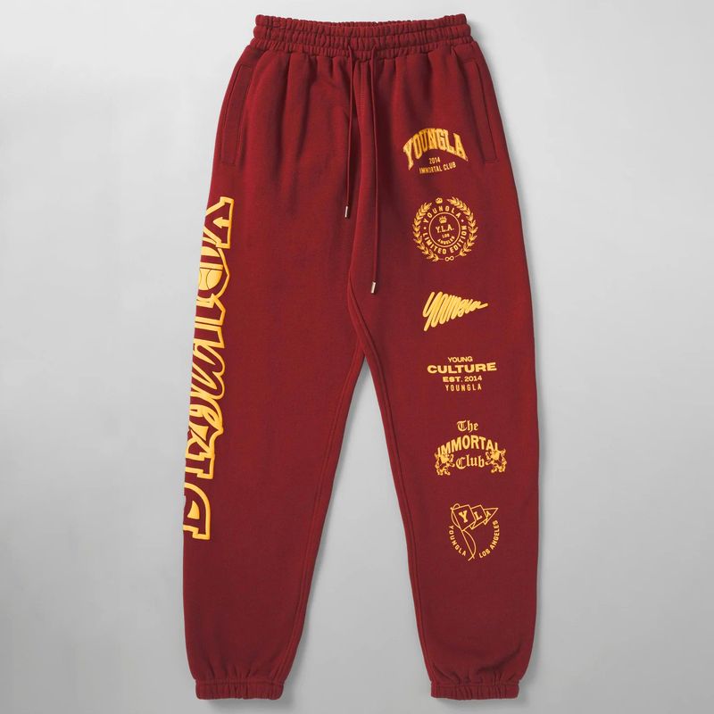 Pantalons de sport pour hommes Pantalons de sport Fitness Pantalons décontractés Pantalons imprimés en coton Fabricant_voghion.com