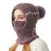 Scaldacollo invernale da ciclismo con maschera integrata, caldo e antifreddo, foderato in pile, per donna_voghion.com