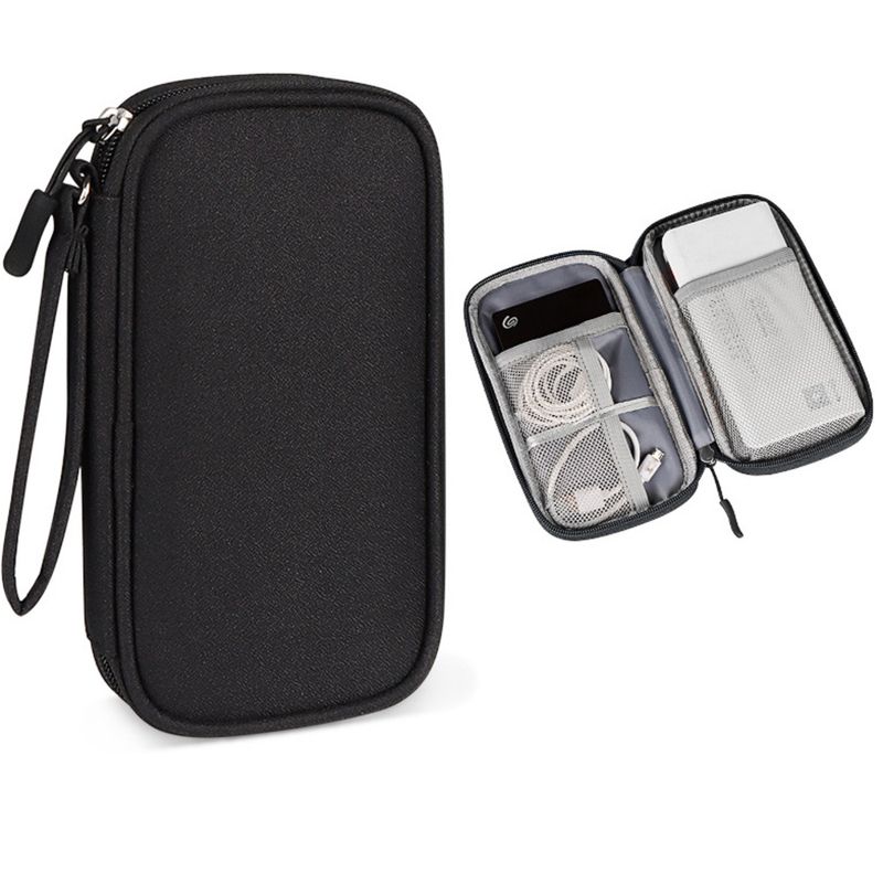 Multifunctional Data Cable Bag Mobile Phones, Digital Electronic Accessories, Protective Cloth Bag, Large For Travel,_voghion.com