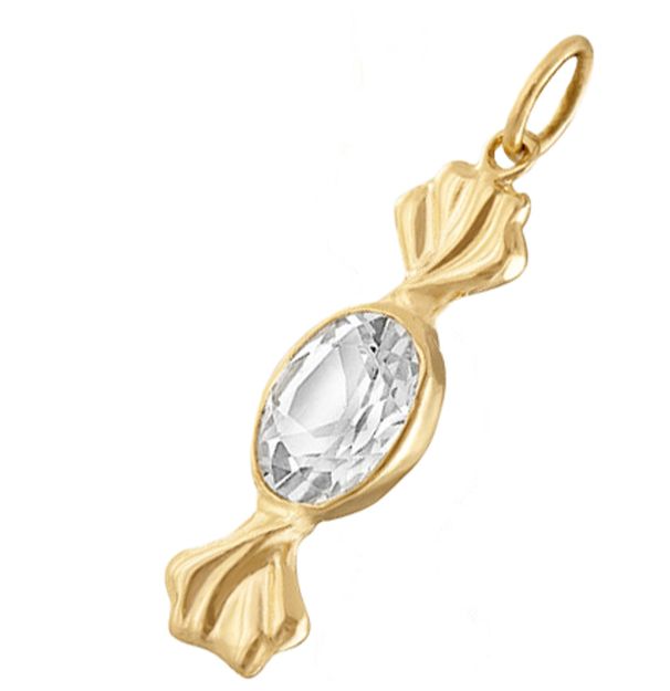 Neuer Modetrend DIY Gourmet-Sportanhänger mit Zirkon-Intarsien, Kupfer im Ofen mit Gold überzogen, um die Farbe zu erhalten_voghion.com