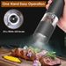 2Pcs Easy Powered Adjustable Salt Electric Pepper Sets Visible Battery Coarseness With Operation One Grinder Hand Salt Mill And_voghion.com
