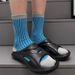Calzini a righe e a quadri retrò – Morbido cotone lavorato a maglia con doppia cucitura – Traspiranti e comodi – Stile vintage – Design impilabile – Colori multipli_voghion.com