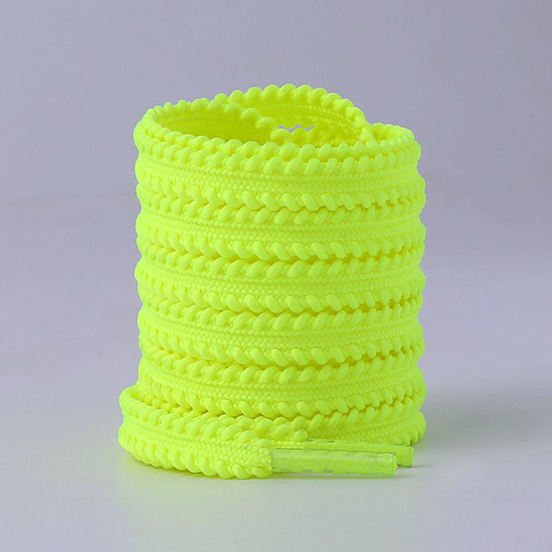 Wheat ear serrated shoelaces Sonic 1112 All City 11 Feiying black and white flat diamond anti loosening sports shoelaces_voghion.com