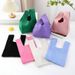 per le donne 2025 nuova borsa a mano lavorata a maglia in stile coreano, borsa da polso versatile in tinta unita_voghion.com