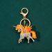 Cute Creative Color Diamond-encrusted Little Pegasus Unicorn Rainbow Horse Alloy Keychain Jewelry Bag Pendant_voghion.com