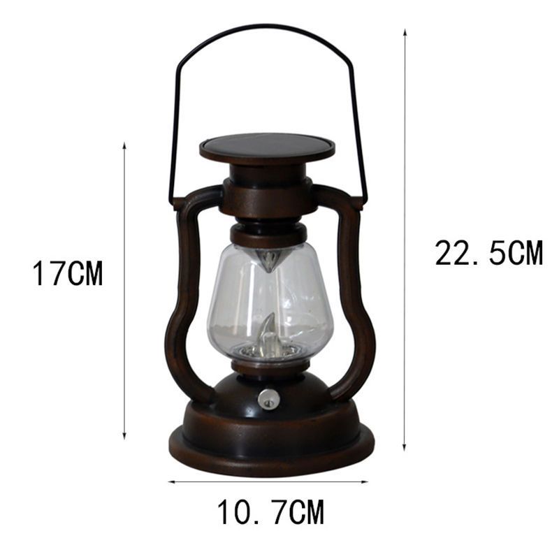 Lanterna solare portatile, lampada a cherosene, impermeabile, per esterni, giardino, interni, decorativa, luce di emergenza_voghion.com