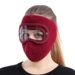 Autumn And Winter Unisex Warm Mask Fleece Riding Windproof High-definition Goggles Anti Fog Mask_voghion.com