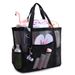 Beach Bag Mesh Beach Bag 8 Pocket Bathroom Bag Toy Storage Bag Large Capacity Mesh Hollow Bag_voghion.com