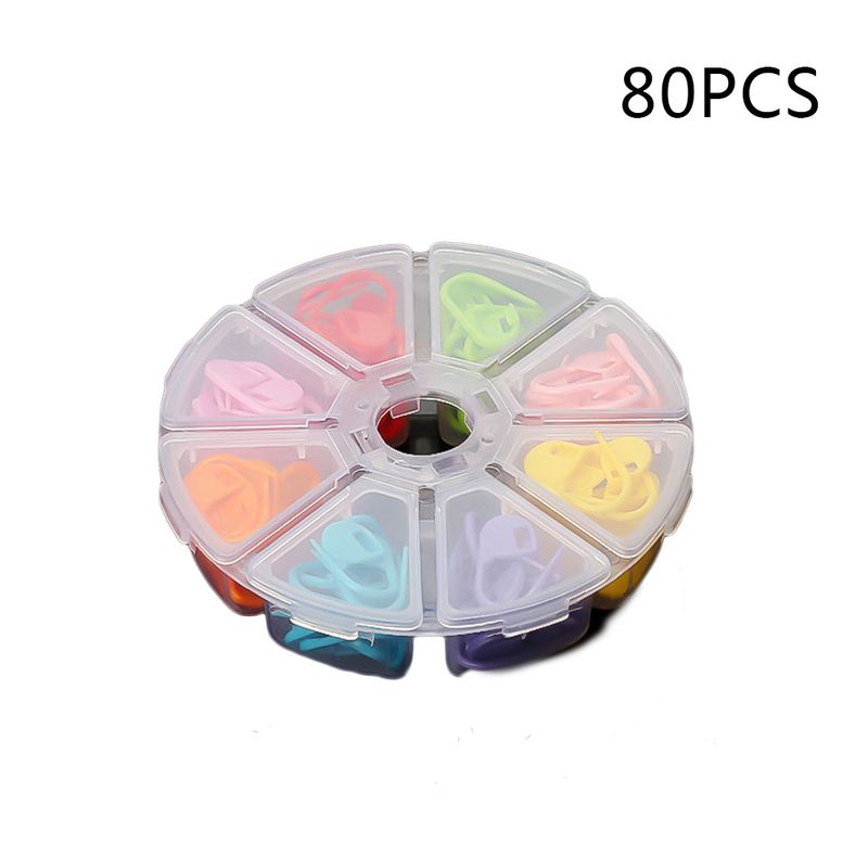 Plastic Mark Buckle Knitting Tools Yarn Crochet Accessories Marker Anti Unlock Boxed DIY Sewing Sweater Pin Locking _voghion.com