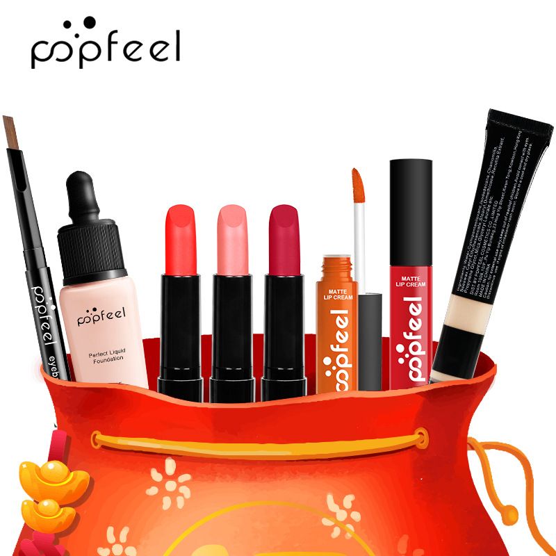 Make-up-Sets Exklusive Make-up-Set-Kombination Anfänger Schönheit Mädchen Licht Kosmetik_voghion.com