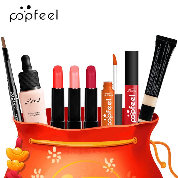 Make-up-Sets Exklusive Make-up-Set-Kombination Anfänger Schönheit Mädchen Licht Kosmetik_voghion.com