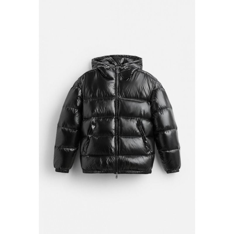 Herrenbekleidung Herren-Steppjacke mit Kapuze - Streetwear-Bomberjacke, 3D-Druckdesign, Schwarz/Olivgrün/Rotbraun, Größen S-3XL_voghion.com