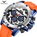 2024 New Men's ONOLA/Olona Luminous Chronograph Running Seconds Waterproof Silicone Strap Quartz Watch_voghion.com