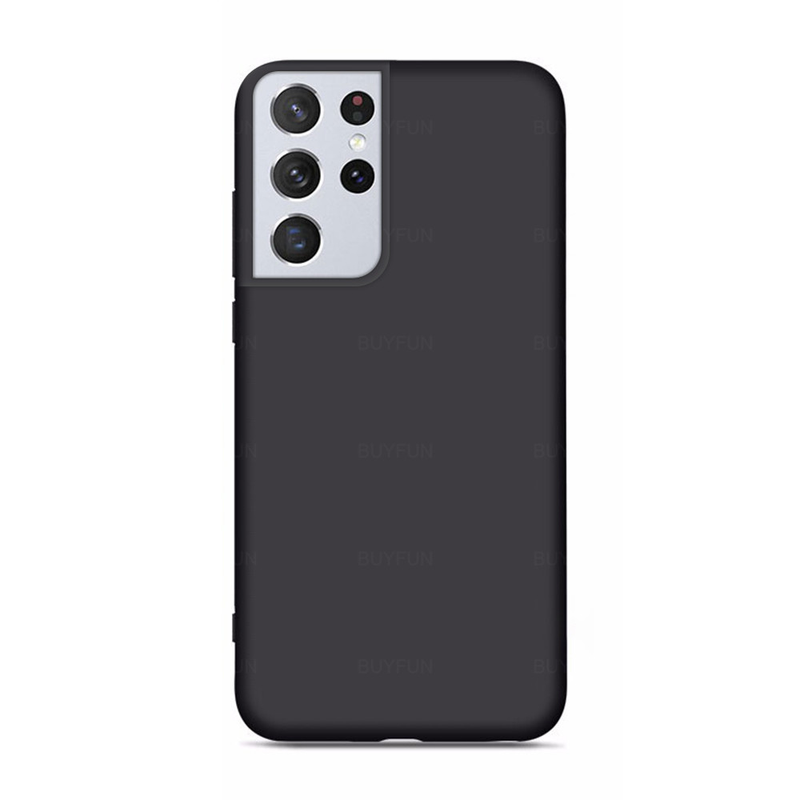 Für Samsung S21 Ultra S21 Plus S21plus S21ultra Fall Flüssige Silikon Weiche Kamera Schutz Abdeckung_voghion.com