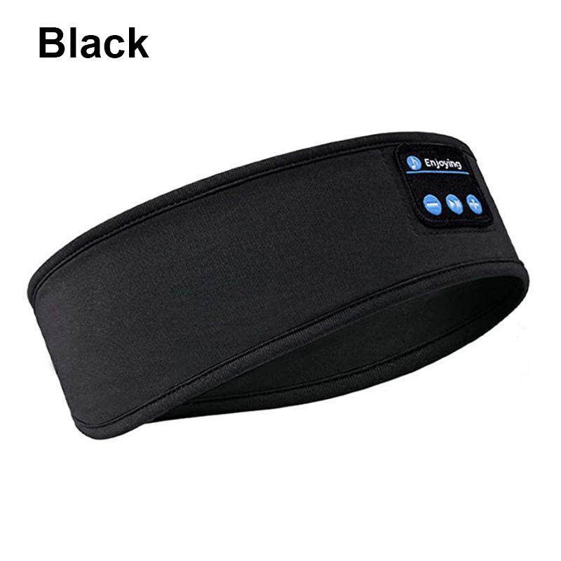Wireless Bluetooth Sports & Sleep Headband Headphones, Built-in Ultra-Thin Speakers, Music Eye Mask For Gym/Running/Night Use, Stretchable Comfort Fit_voghion.com