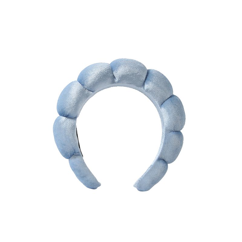 Accessoires vestimentaires Automne et Hiver Bandeau Nuage en Velours Doré Femme Rehaussant la Tête Bandeau Fait Main Couvre-chef Simple_voghion.com
