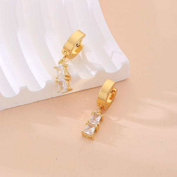 Ruose gioielli vendita calda orecchini pendenti in zircone hip hop gioielli alla moda cool street bambù fibbia orecchio in acciaio inossidabile_voghion.com