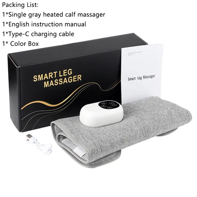 Massageapparat Airbags Æltning Varm kompress Afslapning af muskler Timer Lindring af bensmerter Formning Tyndere maskine Kold USB-opladning_voghion.com