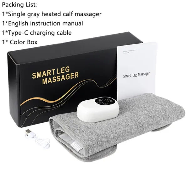 Massageapparat Airbags Æltning Varm kompress Afslapning af muskler Timer Lindring af bensmerter Formning Tyndere maskine Kold USB-opladning_voghion.com