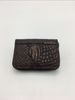 Crocodile Pattern Genuine Leather Women's Card Holder 2025 New Multi-Card Slot Fashion Zipper Clutch_voghion.com