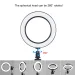 PULUZ 4,6" 6,2" 10" LED-Ringlicht Fotografische Selfie-Ringbeleuchtung für Smartphone Youtube Make-up Video Studio Ringlicht_voghion.com