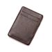 Sleek PU Leather Wallet For Men & Women - RFID Blocking Card Holder With Flip Cover, Minimalist Design For Daily Essentials_voghion.com