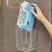 No-Drill Wall-Mounted Plastic Tissue Holder - Polished Finish Bathroom Organizer For Towels & Wipes Durable Modern Design Home & Commercial Use_voghion.com