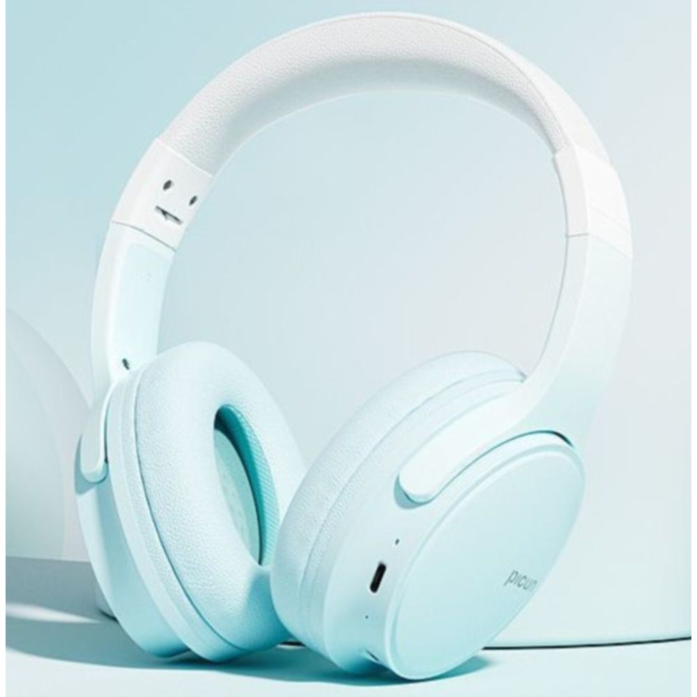 Picun Queen Over-Ear Bluetooth Headphones Wireless Noise Cancelling Wired Computer Headset With Mic For Gaming_voghion.com