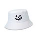 Nuovi arrivi zucca colore Grie ricamo cappelli secchio donne uomini Halloween festa Bob Hip Hop cappello da pescatore semplice arancione bianco Panama_voghion.com