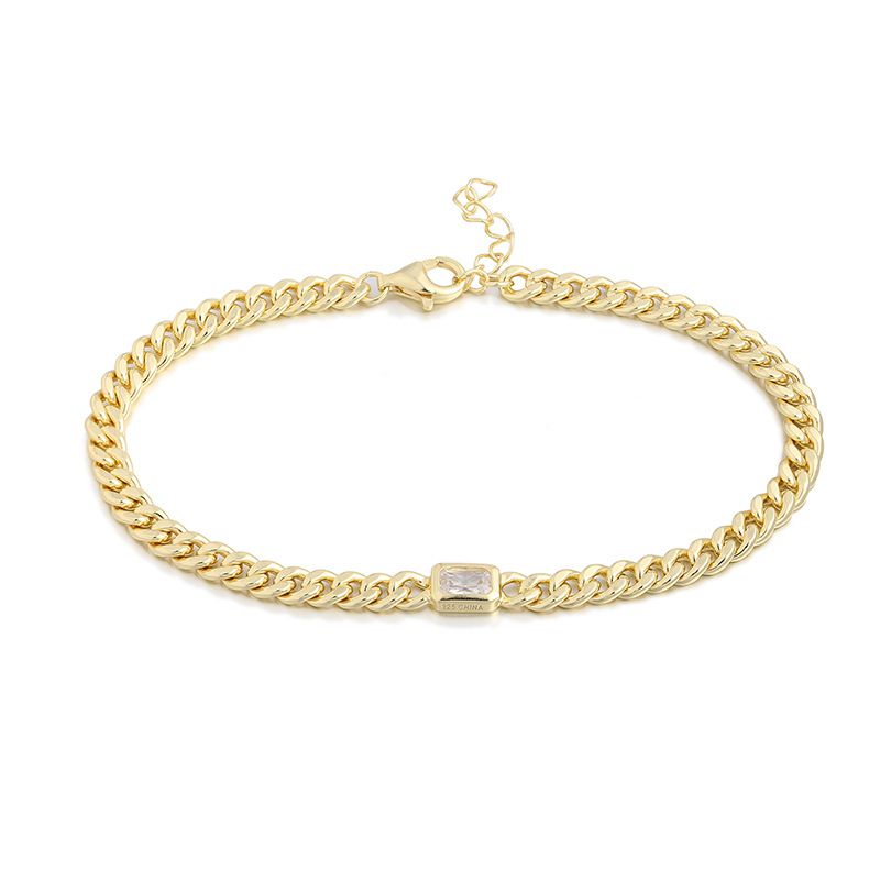 Sterling Zilveren Liefdeshanger Goud Eenvoudige Modetrend Madonna Parel Kwast Armband_voghion.com