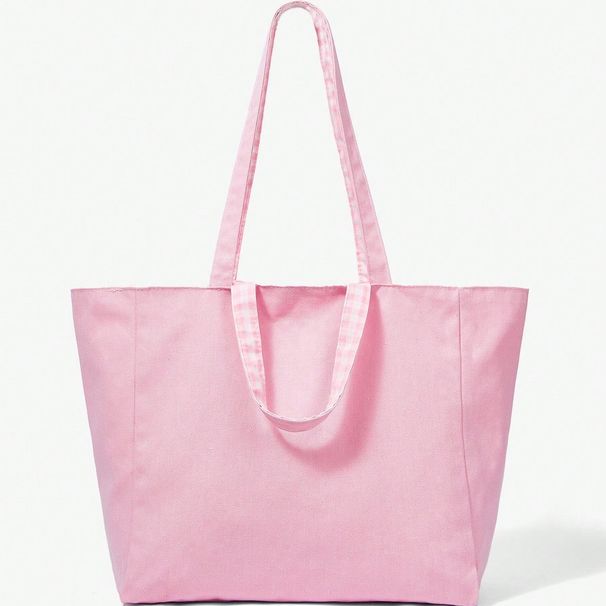 new Checkered Dual-sided Shoulder Strap In Korean And Japanese Styles, Suitable For Students And Women, Casual And Fashionable_voghion.com