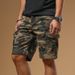 Men's Camo Cargo Shorts - Military Tactical Outdoor Shorts With Multiple Pockets, Breathable & Comfortable For Summer, Casual Streetwear_voghion.com