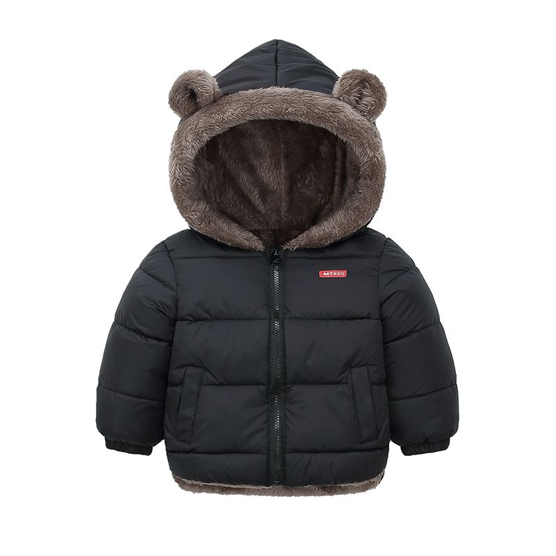 Reversible Fleece-lined Winter Coat For Kids - Warm Double-sided Jacket For Boys & Girls - Soft Nylon Outer Shell With Polyester Lining_voghion.com